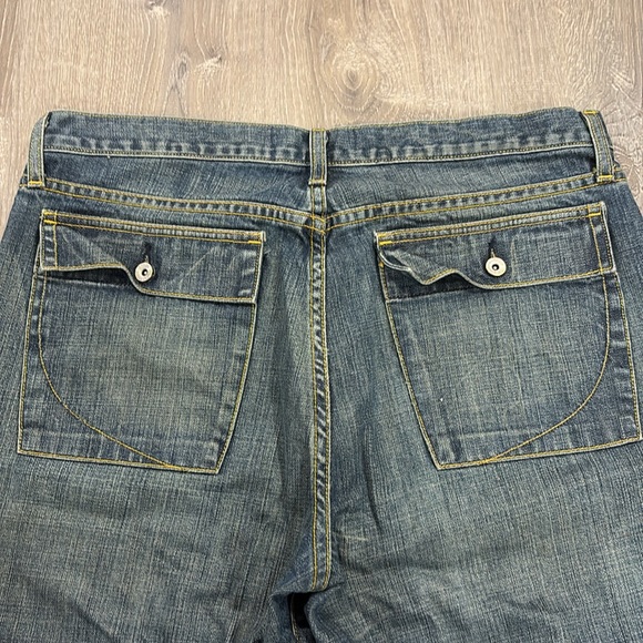 Mens Kitson Y2K vintage Paper Denim & Cloth Utility Pocket Bootcut Jeans - Picture 5 of 8